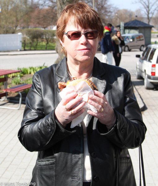 Vi  blev hungriga också.