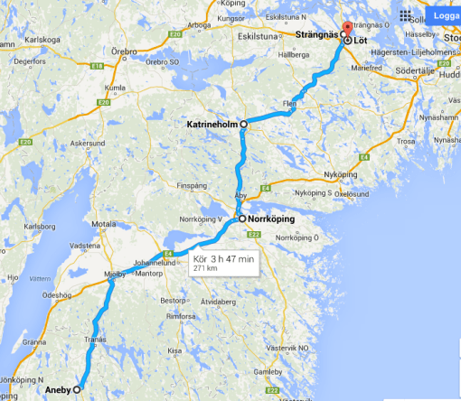 Säkert 40 år sedan jag körde norrut på RV 55