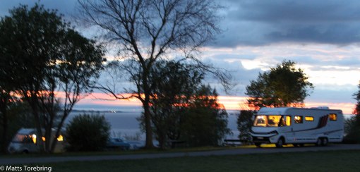 Solen går ned borta i Bankeryd & Habo