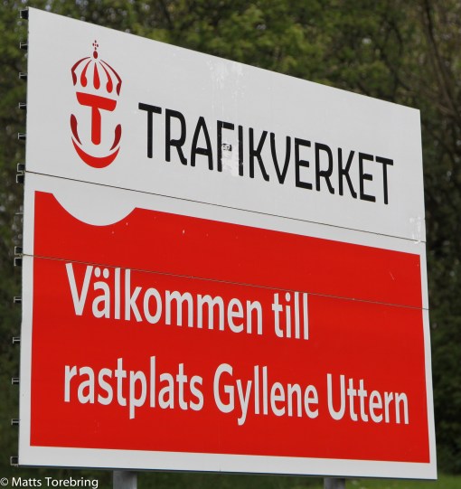 Tillbaka på vår exelenta rastplats.