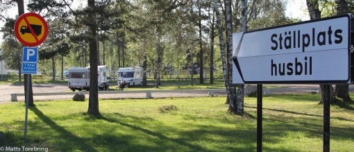 Ställplats utmed Norra Storgatan