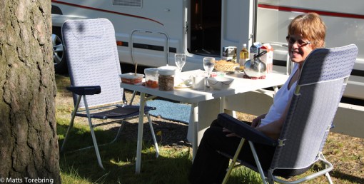 Frukost Street Market i Gislaved började vid ställplatsen