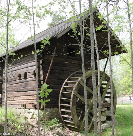 Baksidan till kvarnhuset