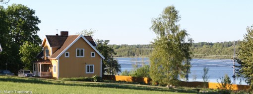 Här bodde Birgitta och jag, när vi byggde vårt första hus i Aneby 1972