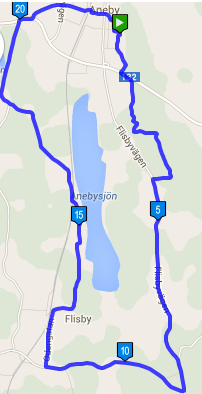 Efter all denna mat tog Birgitta & jag en cykeltur med nya cyklarna