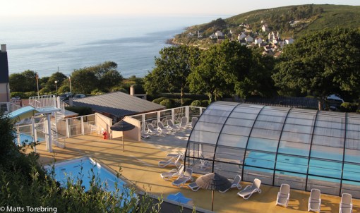 Utsikt från middagsdisken i servicehuset