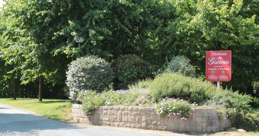 Vi kom hit till Camping Chateau Galinée i Bretagne igår.