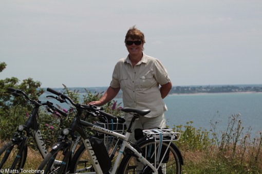 Vi cyklar ett stycke till