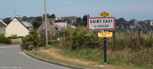 Vi cyklar mot denna plats