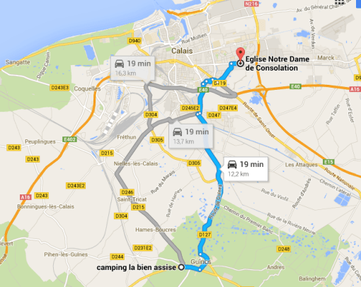 Så här ser vår lilla cykeltur ut som vi gjorde i dag.