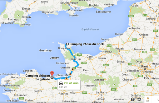 Dagens etapp av vår Tour in France