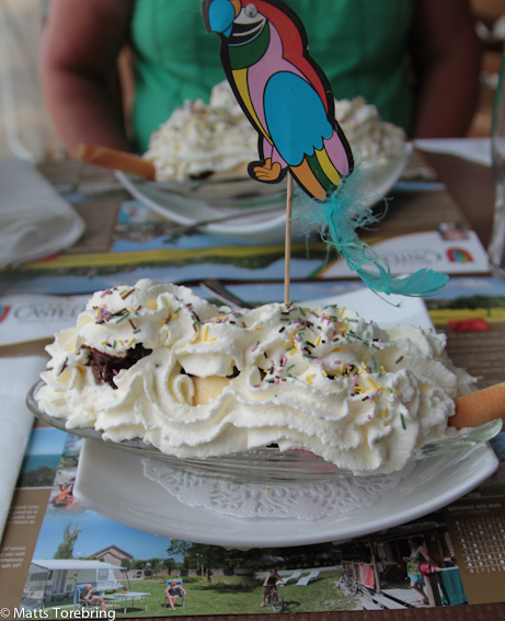 Bananaspit & en espresso till dessert