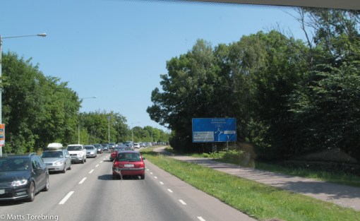 Som vanligt trafikstockning vid Borgholm
