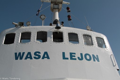 Wasa Lejon, en trång och sliten båt