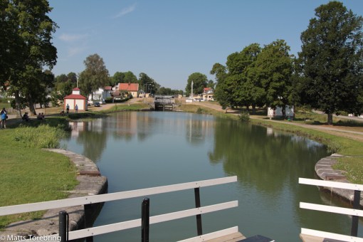 Vi närmar oss "centrum" i Berg.