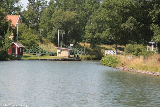 Trånga passage på många ställen.