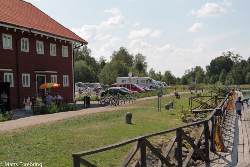 Nya ställplatsen i Borensberg.