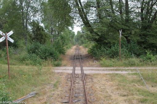 Så här rakt är det inte på många ställen