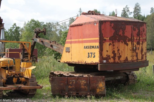Dessa Åkerman grävmaskiner, minns jag mycket väl från mitten av 50- talet