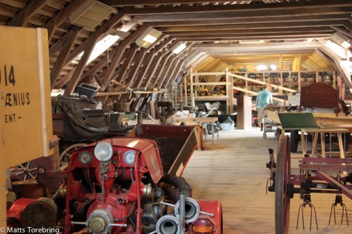 Nu har vi gått upp på rännet till lagårn