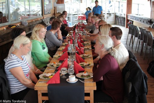 Ryggbiff från gårdar nära Torpön med potatisgratäng