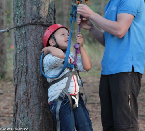Linus, 5 år, skulle upp även han
