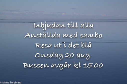 Inbjudan till våra anställda.