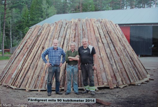 Foto på en kolmila från i år