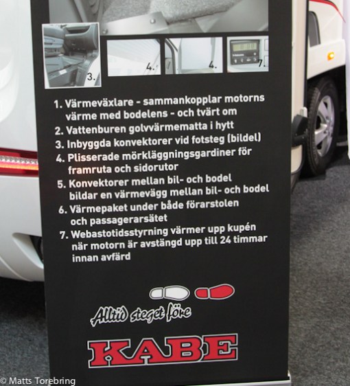 Få bilar har det värmesystem som Kabe har