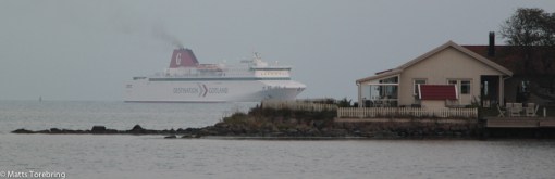 Oväntat besök av Gotlandsbåten