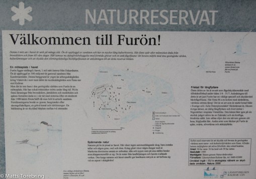 En person bor på ön året om