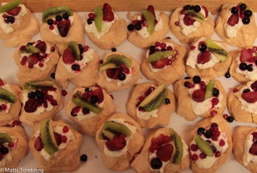 Avslutning med kaffe och bakelse