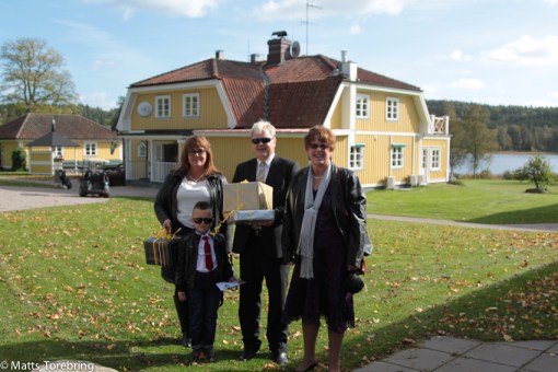 Niklas & Carina kom lite tidigare till Wiredaholm