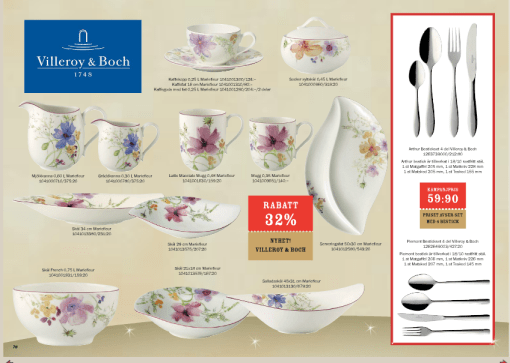 Villeroy & Boch en helt ny leverantör till Torebrings