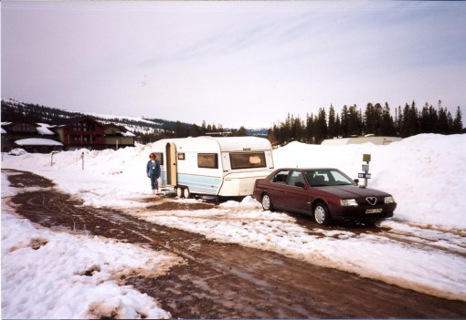 Vintercamping 1995 i Lindvallen Sälen