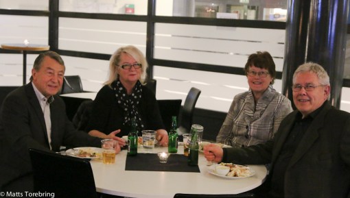 Vi började med en god buffé