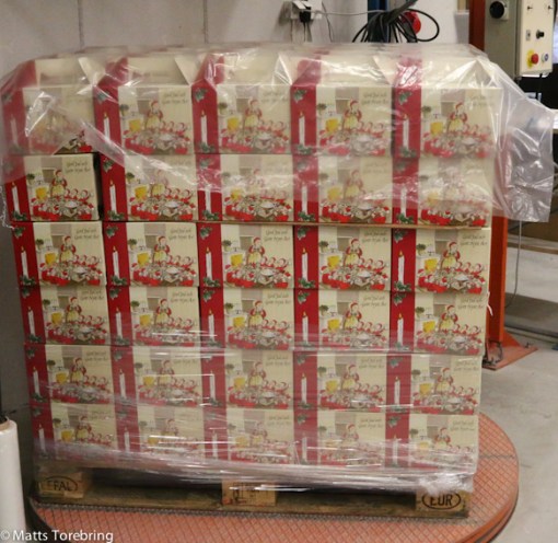 En pall klar för leverans 