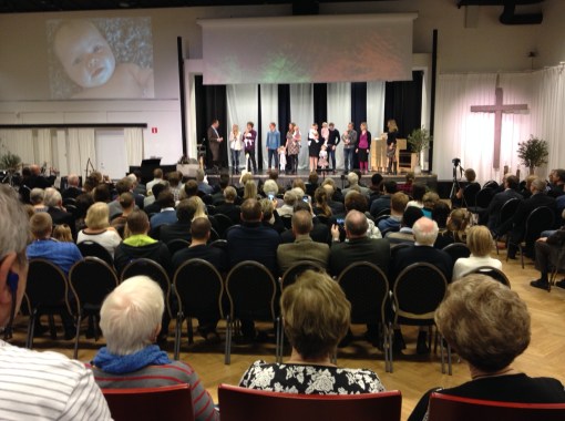 Barnvälsignelse i gudstjänsten