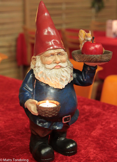 Denna tomten underhöll oss vid fikat