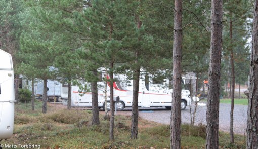 På ställplats Habo Camping
