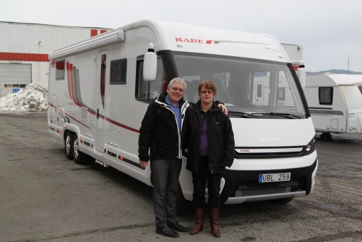 Vi hämtar vår nya husbil 1 mars 2013