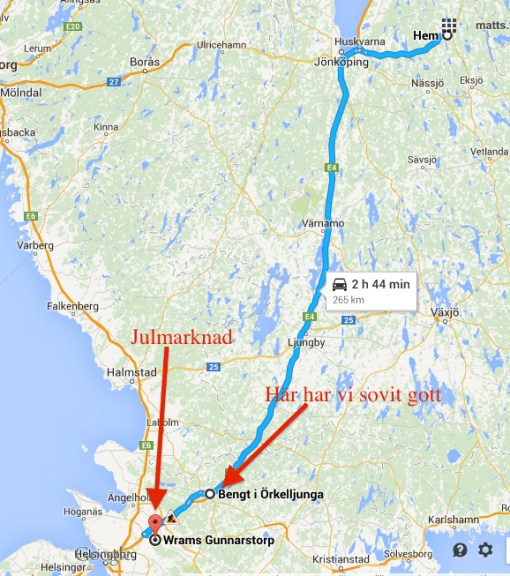 Så nu vet alla var vi varit