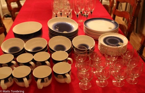 Birgitta fick en allroundservise av Tomtefar