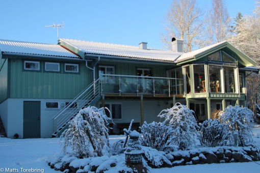 En vi juldagsmorgon och -9 grader ute