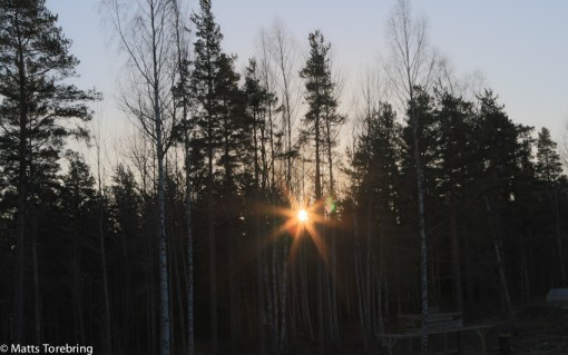 En stund senare kom solen upp