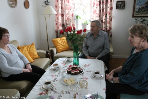 Vi bjöds på en massa gott hos vännerna Lager