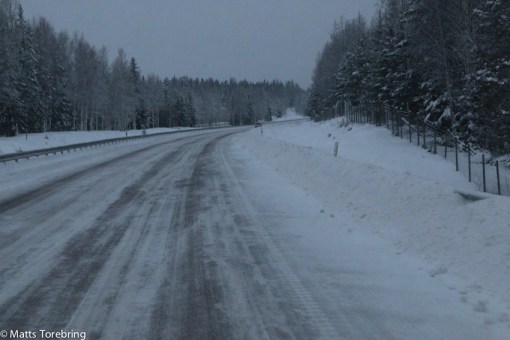 Isknölar att köra på mest hela dagen