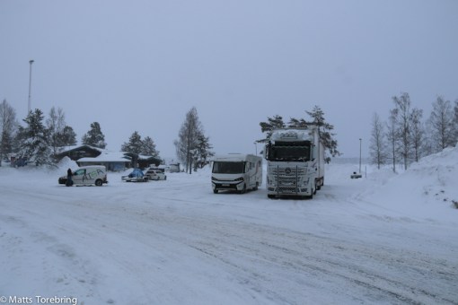 Frukost ut efter vägen