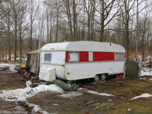 En tråkig syn på många campingar