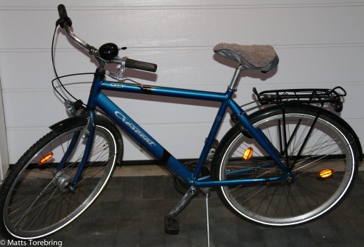 Min vintercykel är till salu